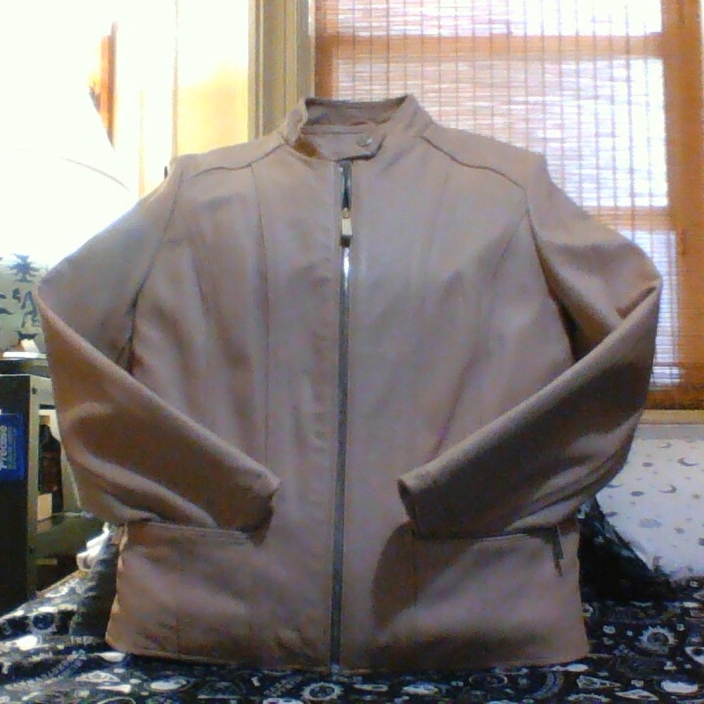 motorcycle jacket cream L MICHAEL MICNAEL KORS